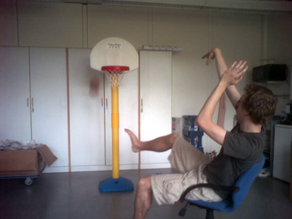 Drehstuhlbasketball