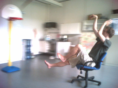 Drehstuhlbasketball