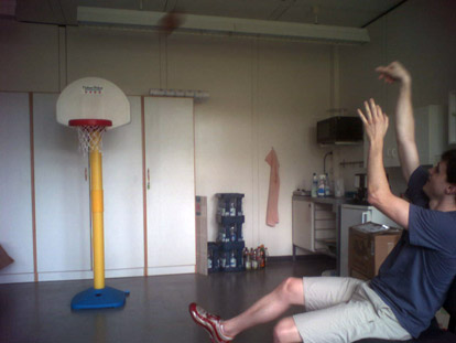 Drehstuhlbasketball