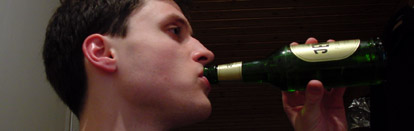 Hendrik Liebau mit Jever